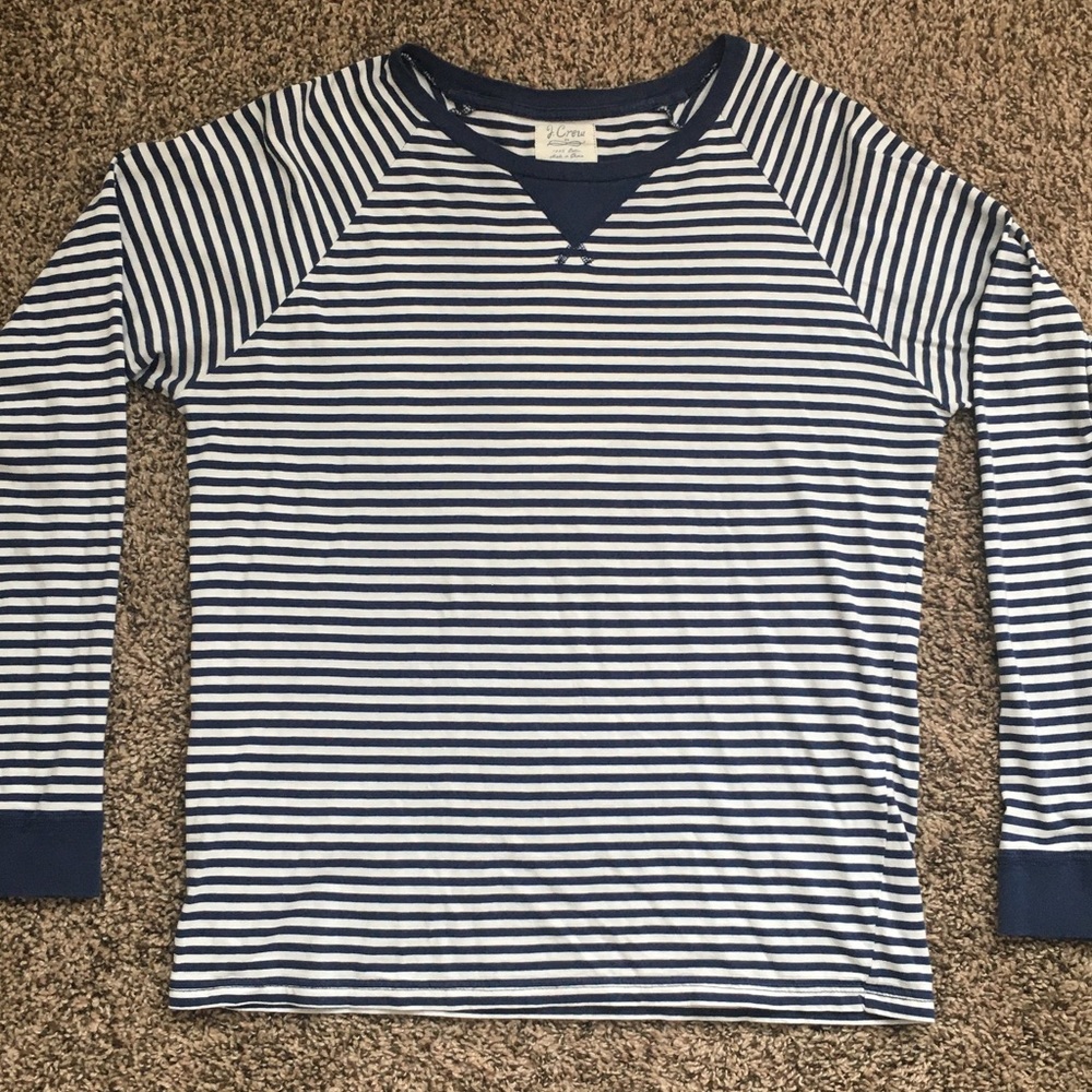J.Crew Nautical Long Sleeve Top